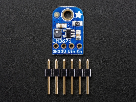 Buckconverter Step Down DC-DC LM3671 Uin:3,5-5,5V Uout:3,3V 0,6A 